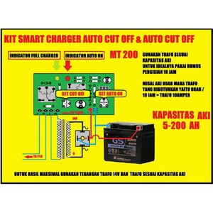 kit smart charger up to 200ah MT-200