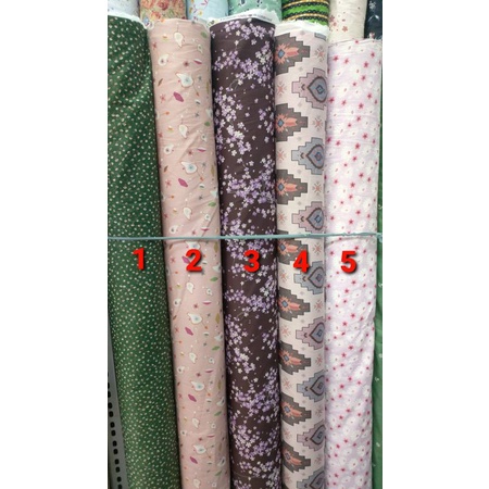 kain katun jepang/bahan cotton jepang/bahan gamis dan blouse