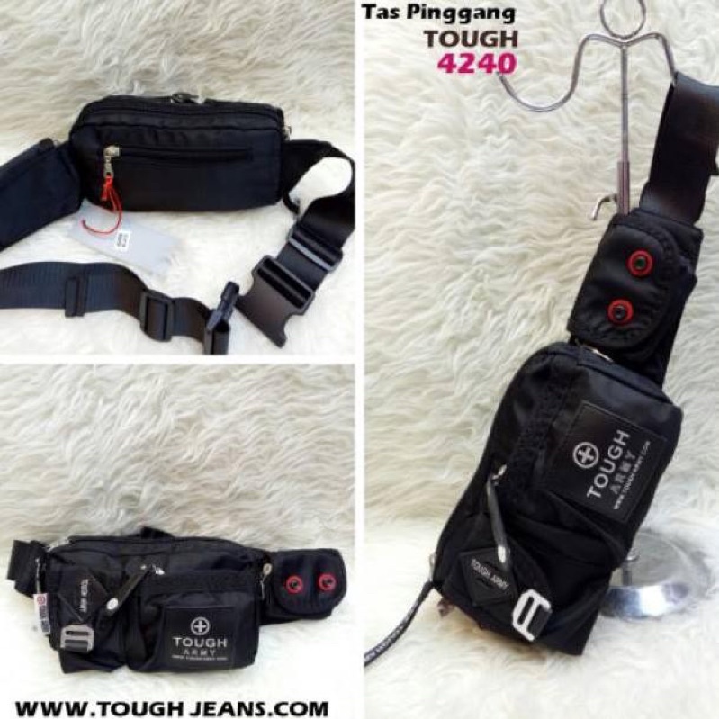 Tas pinggang waistbag tough army original pria/wanita 4240