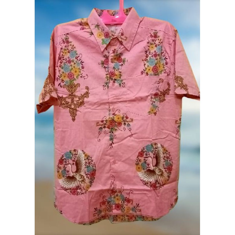 IMLEK SALE Atasan Batik Pria Katun Stretch Lokal