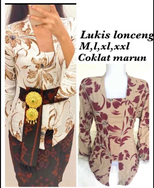 kebaya jadi lukis