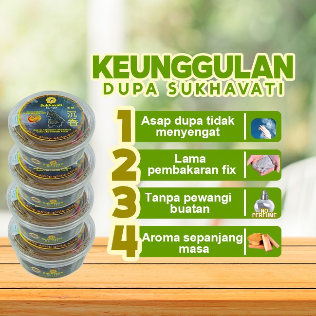 Dupa/ Hio Lingkar Sukhavati Gaharu Kalimantan 24 jam @ 10 pcs/ toples