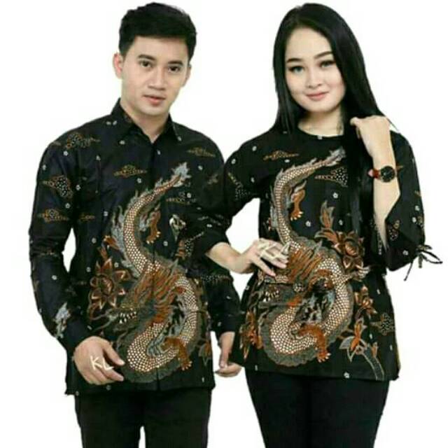 Couple batik naga