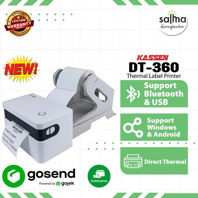 PRINTER BARCODE THERMAL KASSEN DT-360 USB