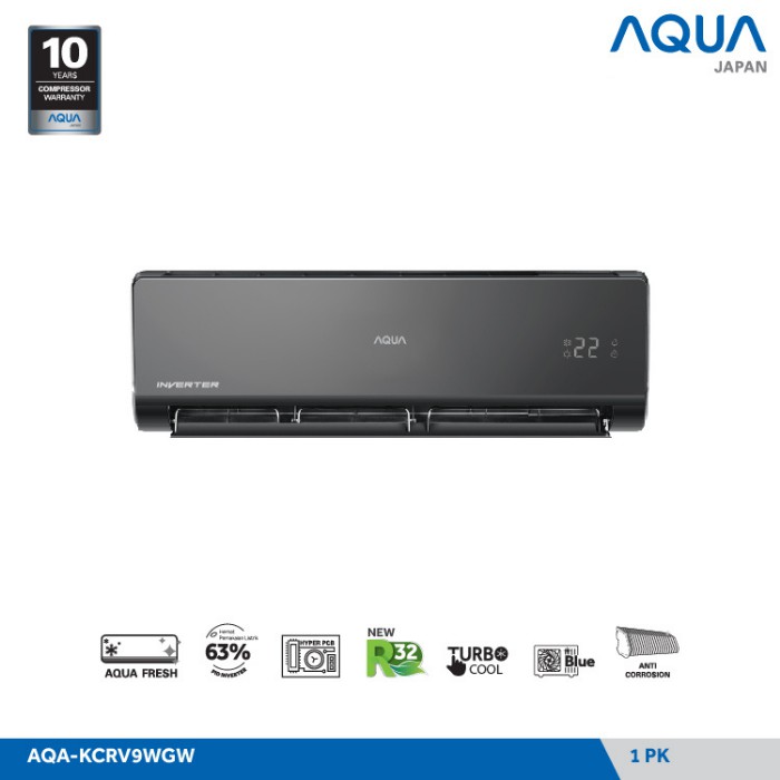 Aqua Japan Ac Inverter Plus 1 Pk Aqa Kcrv9wgw Indonesia