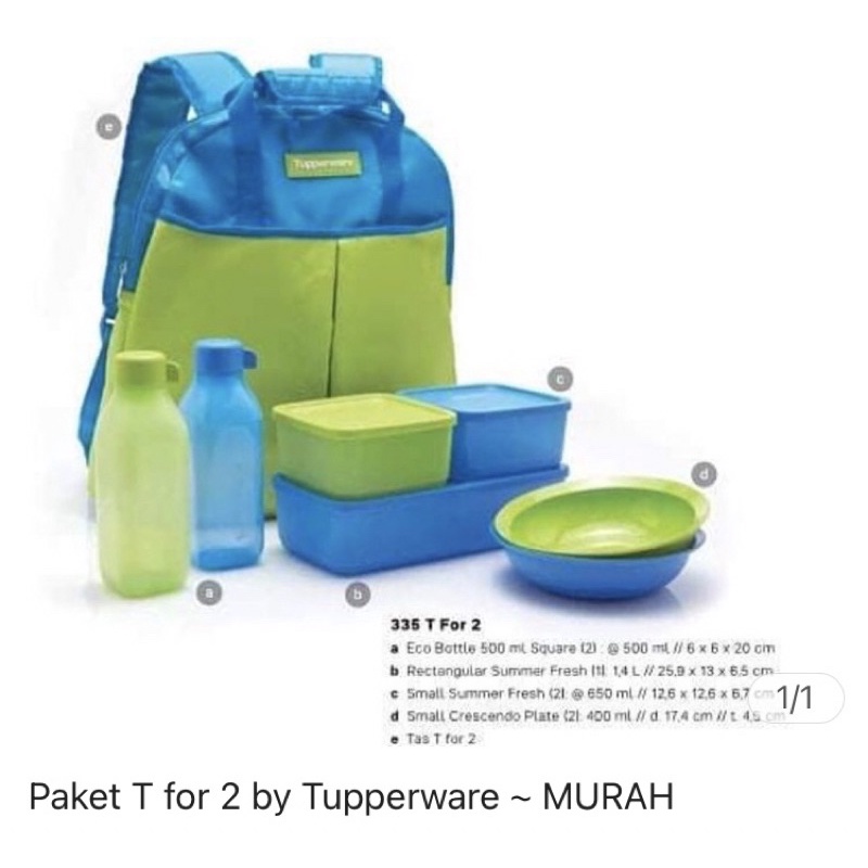 T for 2 by tupperware
