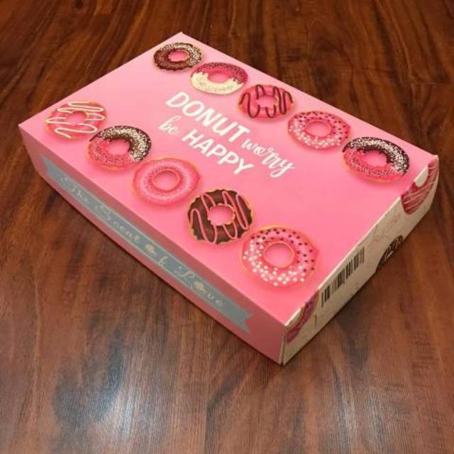 Jual Box Donat Motif  Kotak Donat Motif  Dus Donat  Box Kemasan