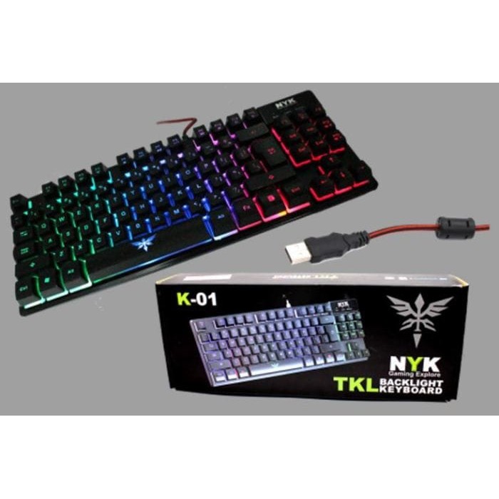 keyboard gaming NYK k-01 RGB TKL NYK k01