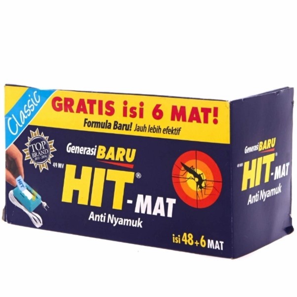 Refill hit mat anti nyamuk elektrik 48 pcs