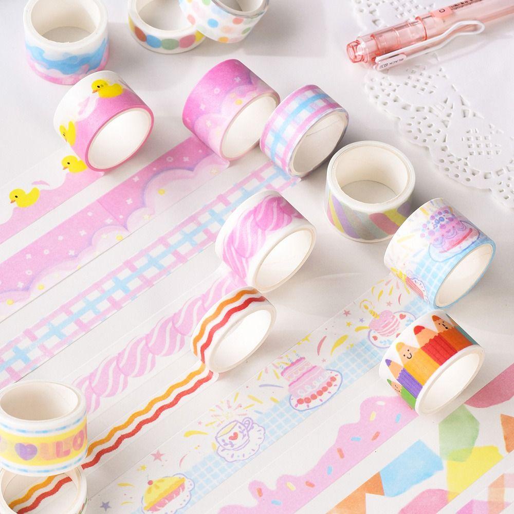 Preva 20roll/Set Washi Tape Siswa Tangan Dekorasi Akun Vintage DIY Stiker