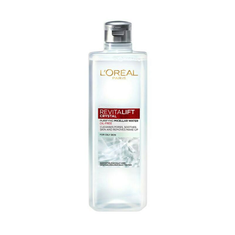 L'OREALREVITALIFT CRYSTAL PURIFYING MICELLAR WATER OIL-FREE