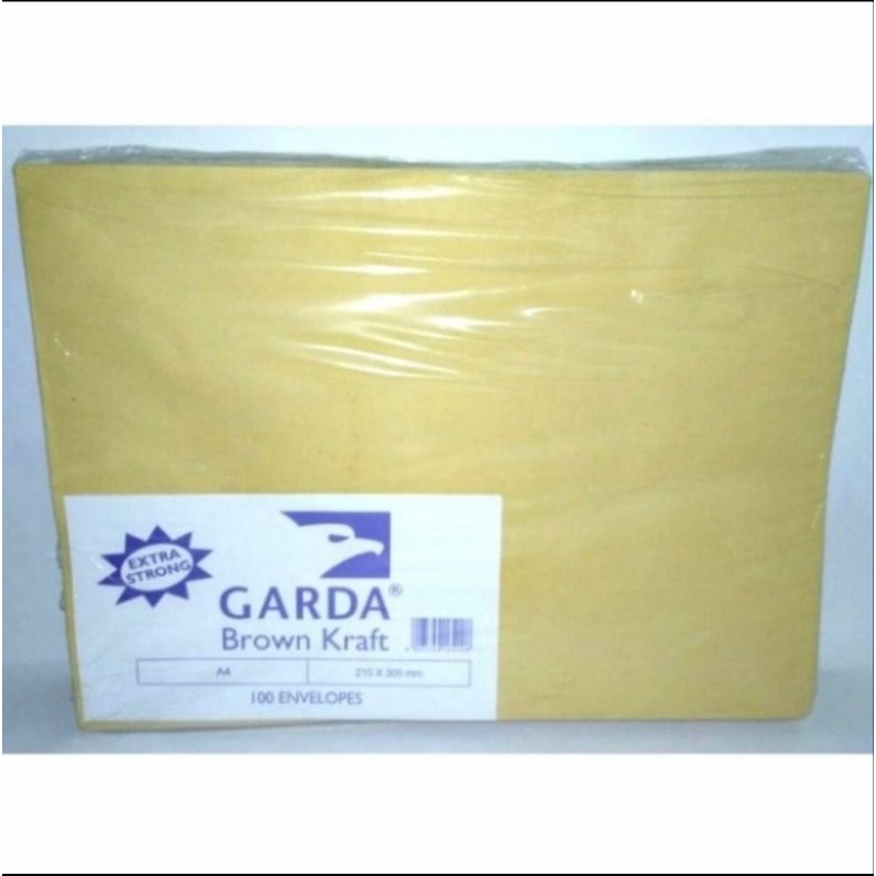 

AMPLOP COKLAT/BROWN KRAFT NON SEAL/TANPA LEM A4 - GARDA