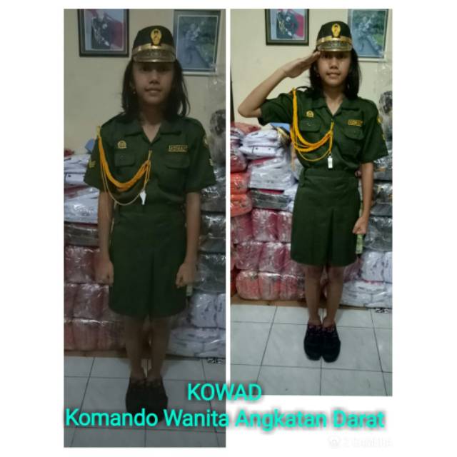Baju Anak KOWAD ( Komando Wanita Angkatan Darat )