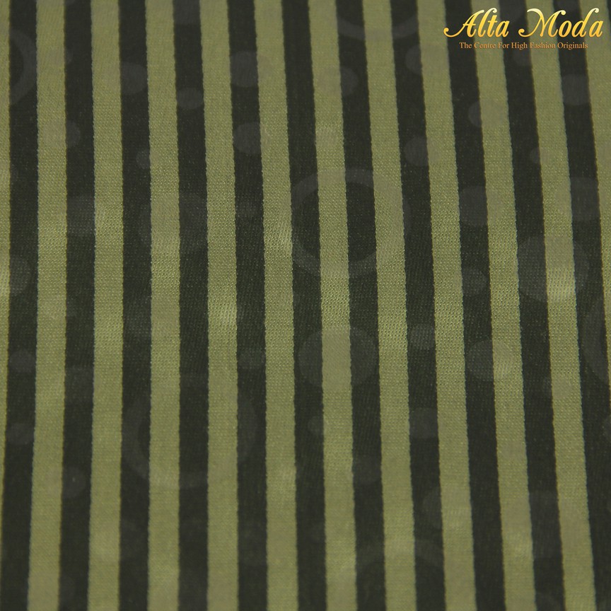 

Alta Moda Katun Shirting Stripe Shades Green Circle Pattern (1M)
