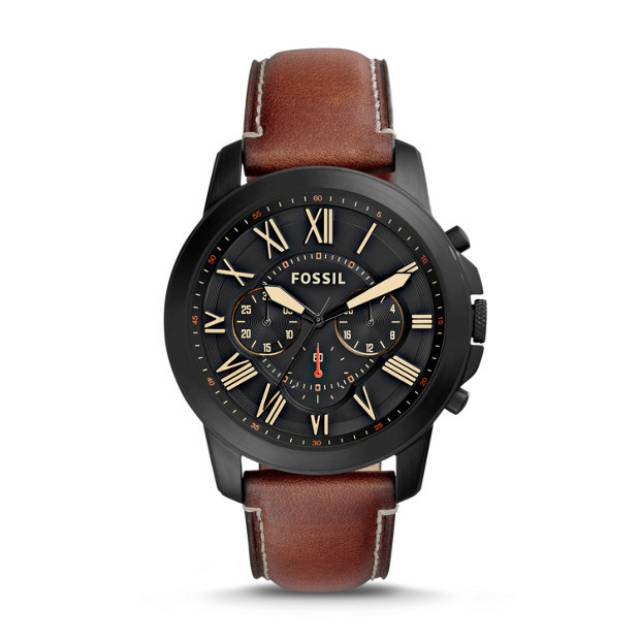 Fossil Grant Chronograph Luggage Leather - FS5241
