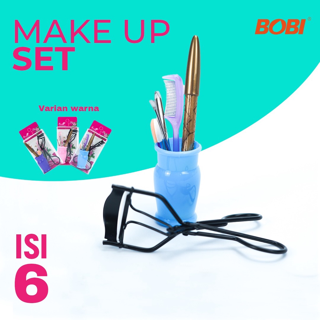 Peralatan MakeUp Set Kode LK-A-064 /  Set Makeup 6in1 multifungsi / 1 SET PERALATAN MAKE UP HEMAT PRAKTIS LENGKAP