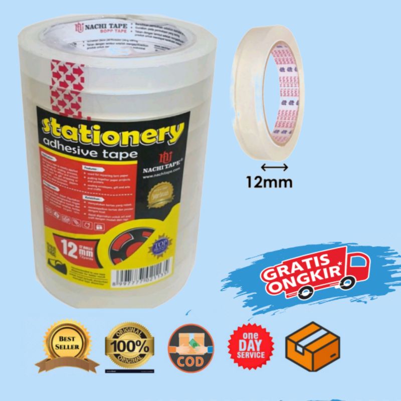 

SOLATIP 12 MM / SOLASI / LAKBAN BENING / NACHI TAPE / ISOLATIP