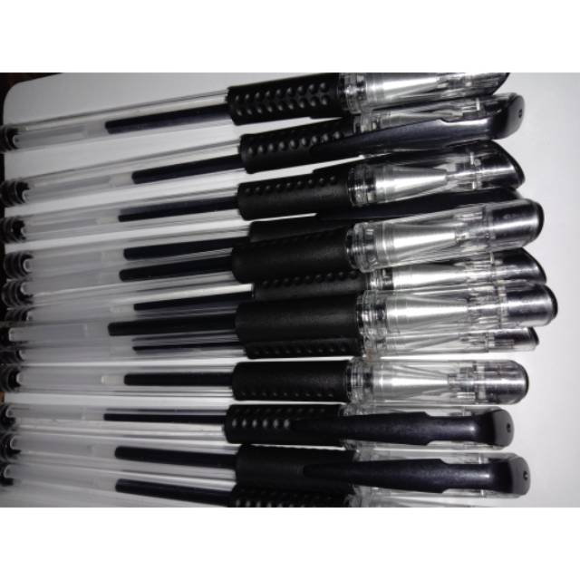 Ball point  gel / Pulpen / Pena / Pulpen Gel Tinta Hitam