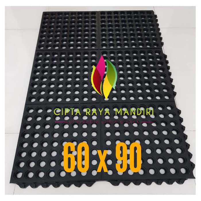 Karpet Karet Keset Anti Slip Kamar Mandi 60 x 90 - WSM60X90