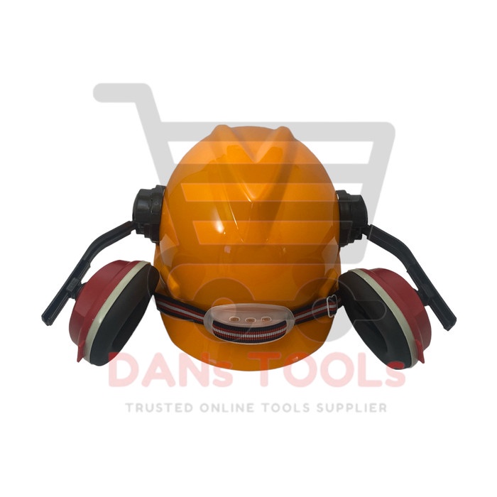 Helm Topi Proyek Set Ear Muff Putar - Fastrack V-Gard - Safety Helmet