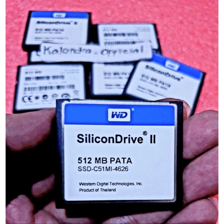 Memory cf card 512MB SiliconDrive Industrial Compact Flash Original