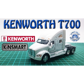 Kinsmart Kenworth T700 MIniatur  Diecast Truk  Trailer 
