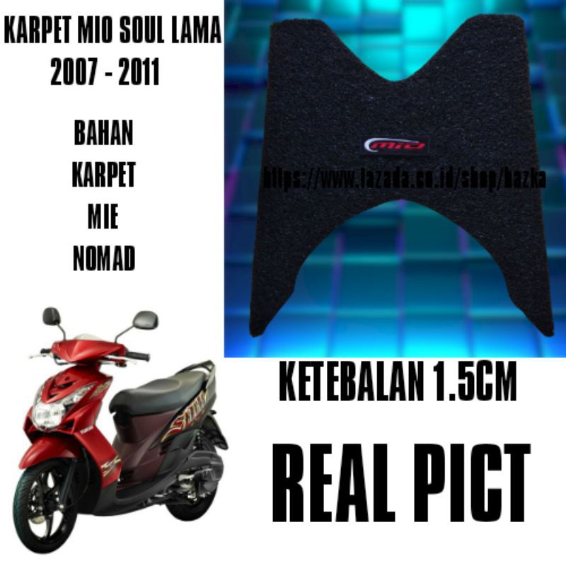 KARPET MIO SOUL KARBU/KARPET MOTOR YAMAHA MIO SOUL KARBU 110CC
