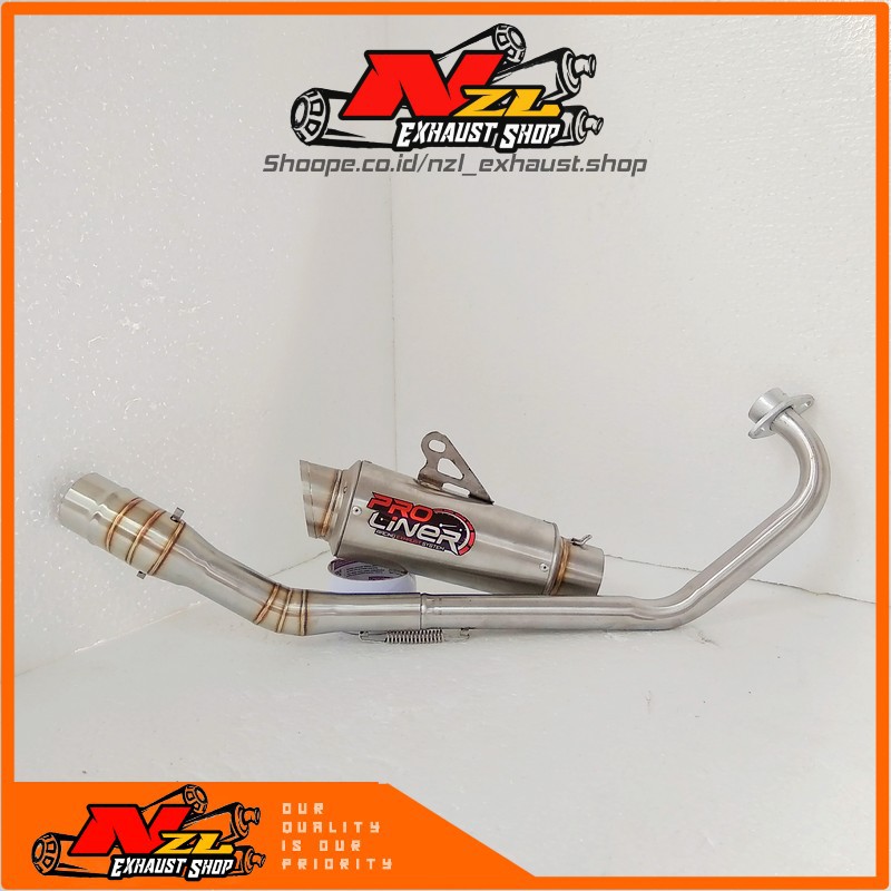 Knalpot pro liner 50mm jupiter mx/mx king/satria 150