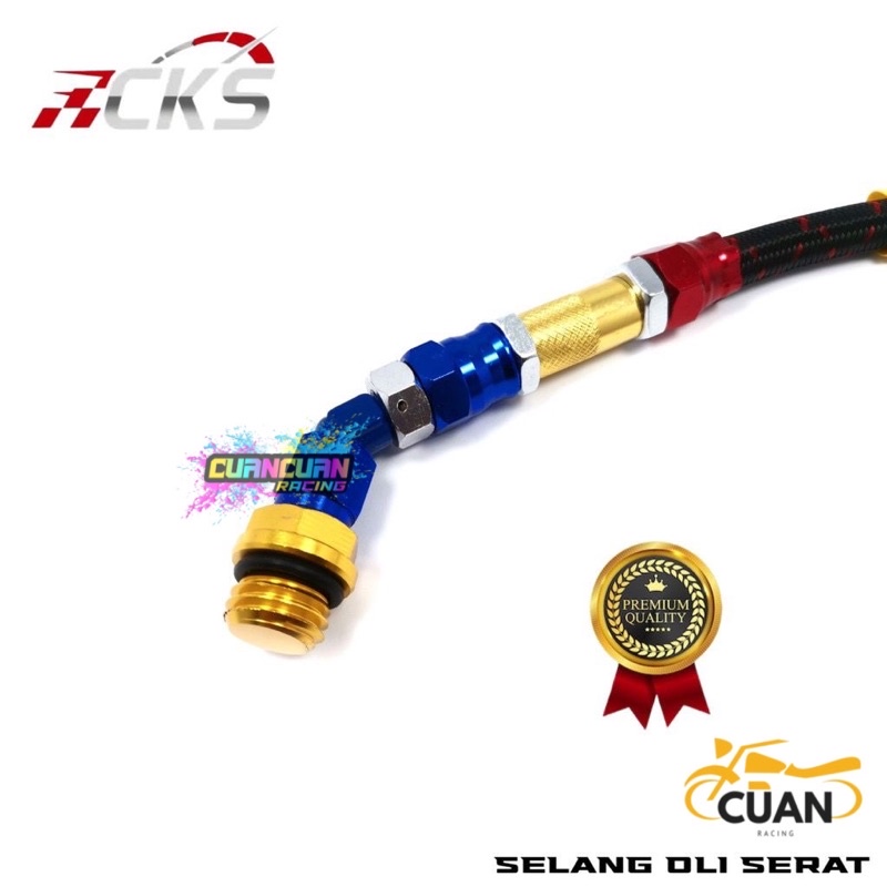 Tutup Oli Mesin Selang Serat Thailand PSI - Mio Beat Vario Vixion Ninja R RR CB150 Sonic