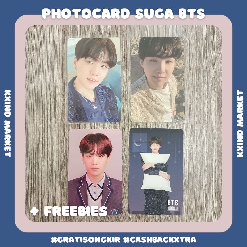 [ OFFICIAL ] Photocard Suga BTS Be essential Butter Answer F BTS world / PC yoongi BTS / PC BTS worl