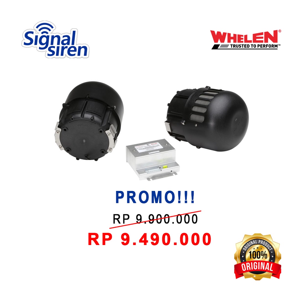 WHELEN Howler 2PCS LOW TONE SIRINE BRAND NEW MFG TERBARU ORIGINAL