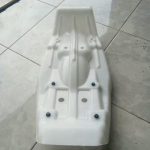 Jual fiber plastik  jok motor yamaha rx king putih Limited
