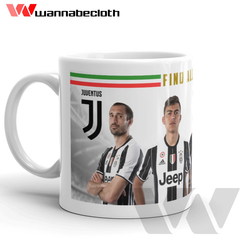 Mug Juventus Gelas Juventus Mug Custom Cetak Mug Souvenir Mug Juventus Players