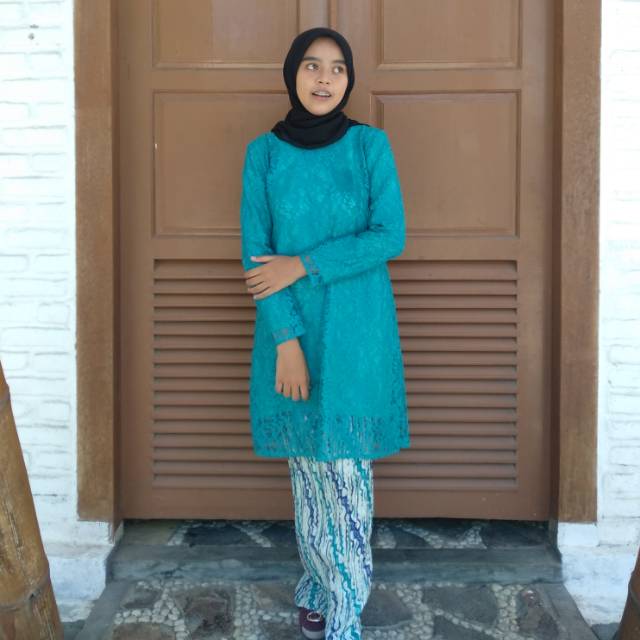 Set Baju kurung tosca Fitiya tosca