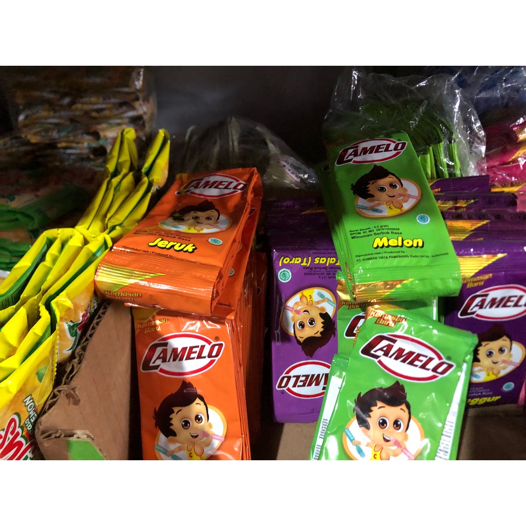 Bubuk Es Camelo | Bahan Es Suntik | Harga Per Renteng