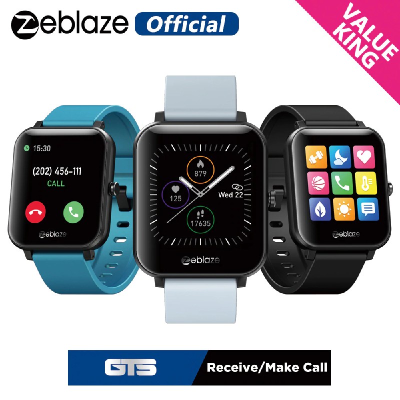 534 ZEBLAZE GTS Sport Smartwatch Waterproof IP67 With Bluetooth Call