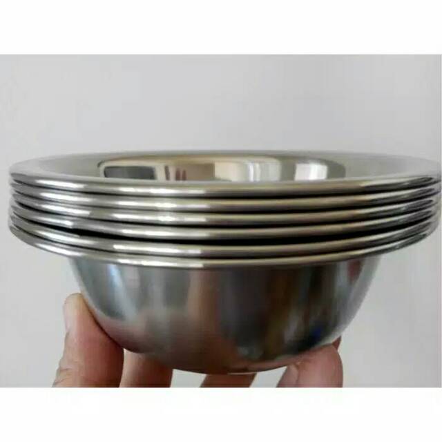 mangkok nasi tim stainless 12 cm