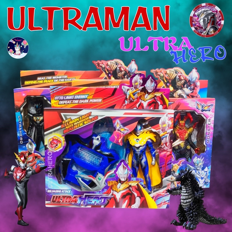 ULTRAMAN SET/ ULTRA HERO/ZERO/BANDAI