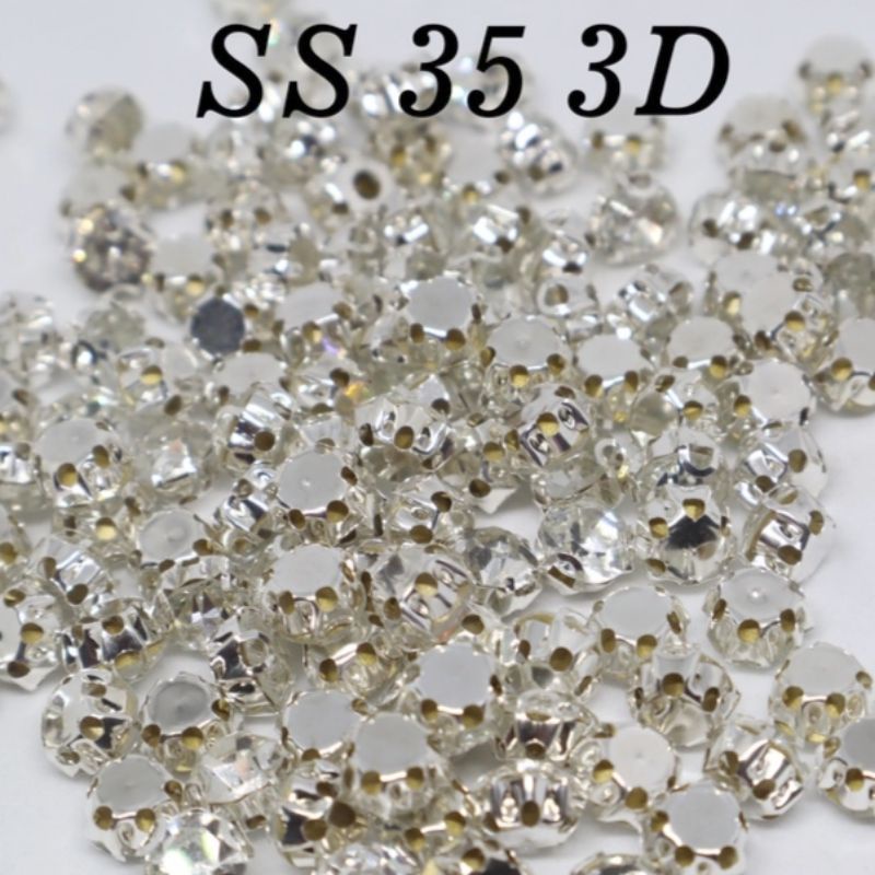 Diamond Cangkang 3D SS35 ( isi 20Butir ) anti nyangkut