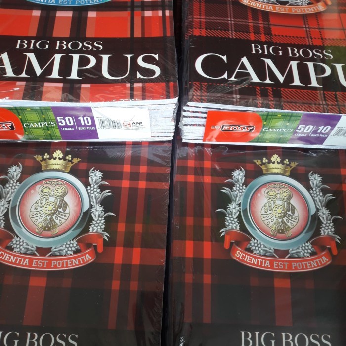 

Terlaris Buku Tulis Campus Big Boss 50 Lembar/pack