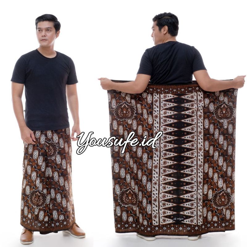 Sarung Batik Tulis Premium Santri Halus Seragam Pondok Pesantren Sekolah Guru PNS Nasional Bisa Cod Murah Kode SBTH01A