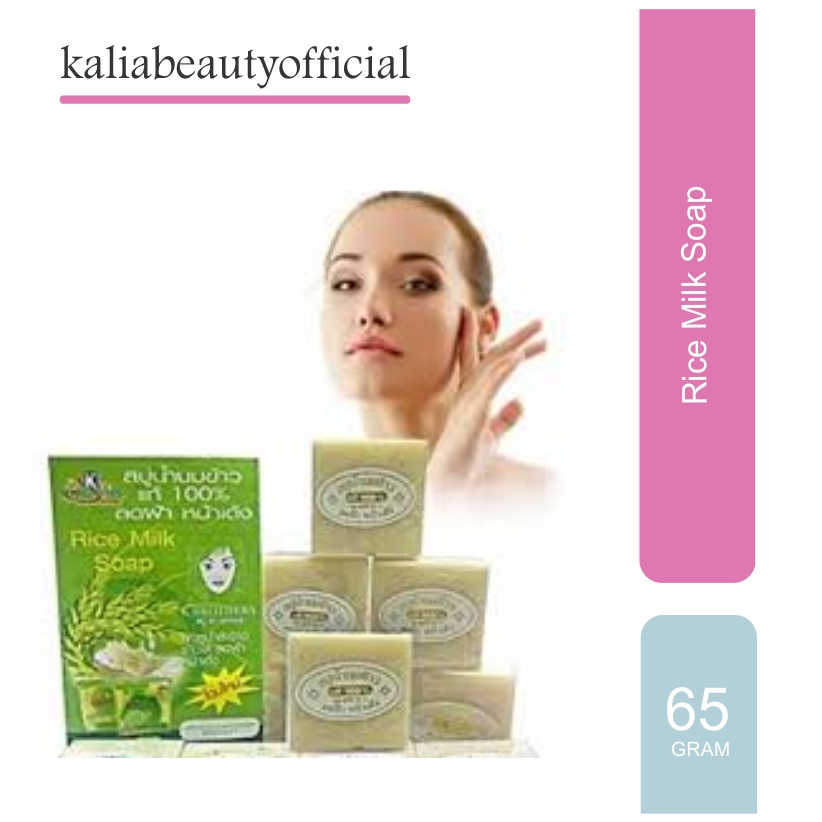 Jual SABUN BERAS Thailand BPOM/RICE MILK SOAP Shopee Indonesia