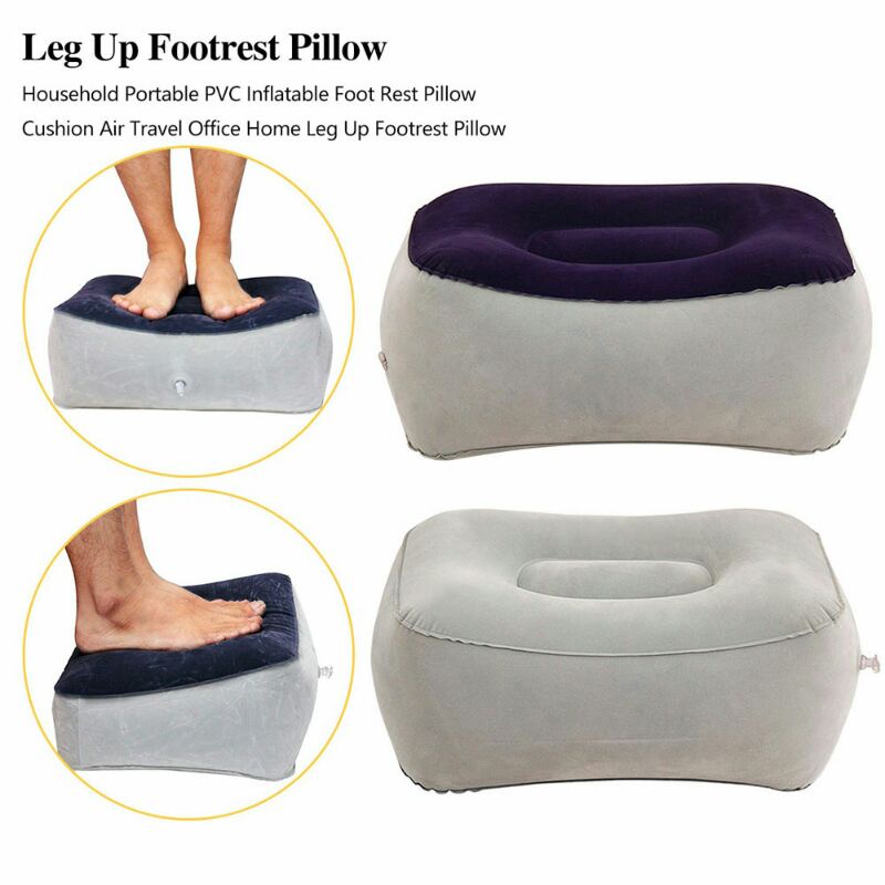 Bantal Angin kaki Portabel Inflatable Relaxing Feet Tool TaffHome JJ06