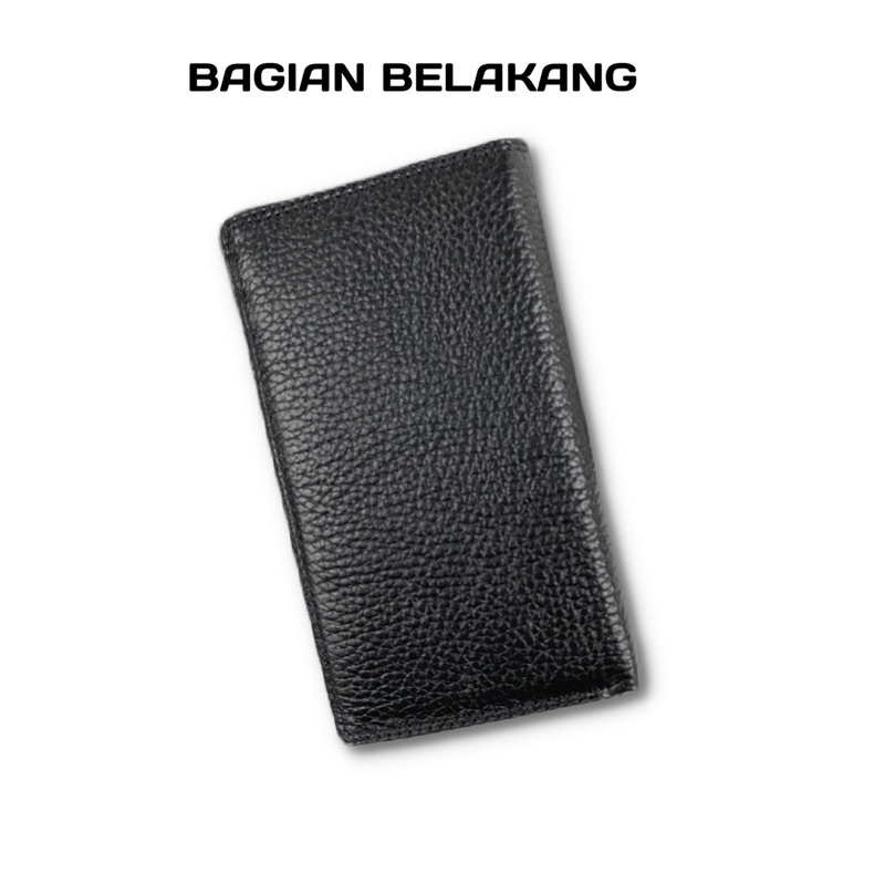 DOMPET PRIA KULIT ASLI UKURAN TANGGUNG DOMPET PRIA ASLI KULIT MOTIF JERUK DOMPET PRIA BANYAK MUAT KARTU DOMPET PRIA ANTI MELOTOK