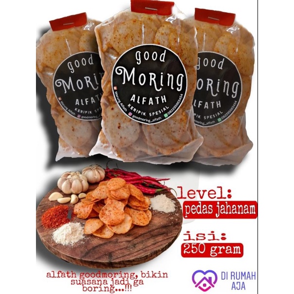 

MORING ALFATH sensasi PEDAS JAHANAM 250 GRAM