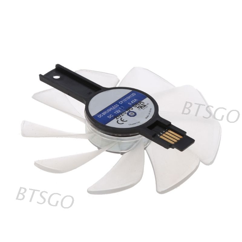 Btsgx 2pcs 95mm Cf1015H12D Dc12V Kipas Pendingin Pengganti Untuk Sapphire Rx480 8g Rx 470 Rx580