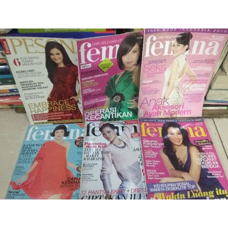 OBRAL MAJALAH FEMINA BEKAS