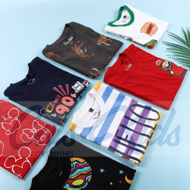  Kaos  Anak bayi  premium bahan  katun bambu adem  nyaman seri 