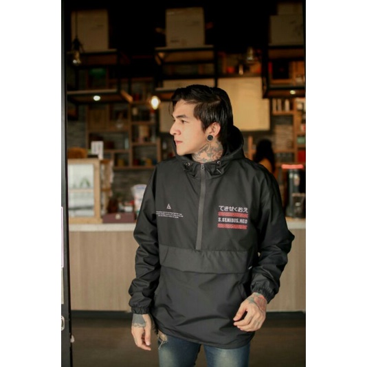 Genious Jaket Cougle Waterpoof Jaket Parasut Jaket Pria Jaket Outdoor Jaket Windbreaker Jaket Distro