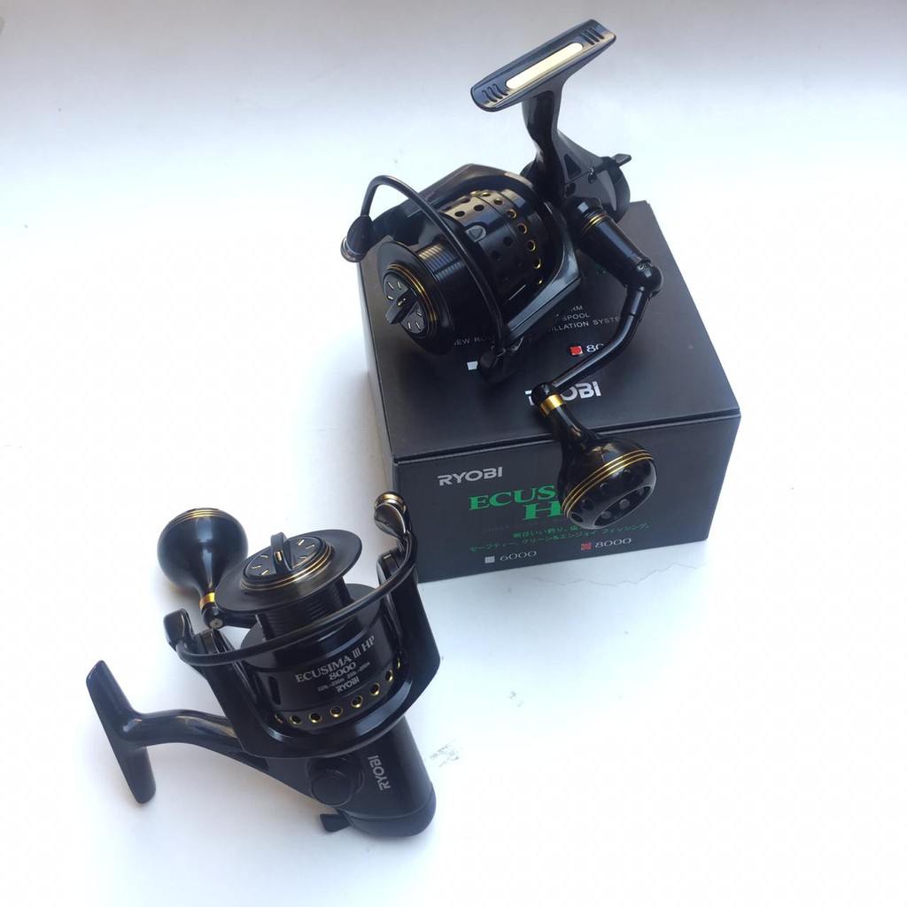 Reel pancing RYOBI Ecusima III 6000 - 8000 power handel